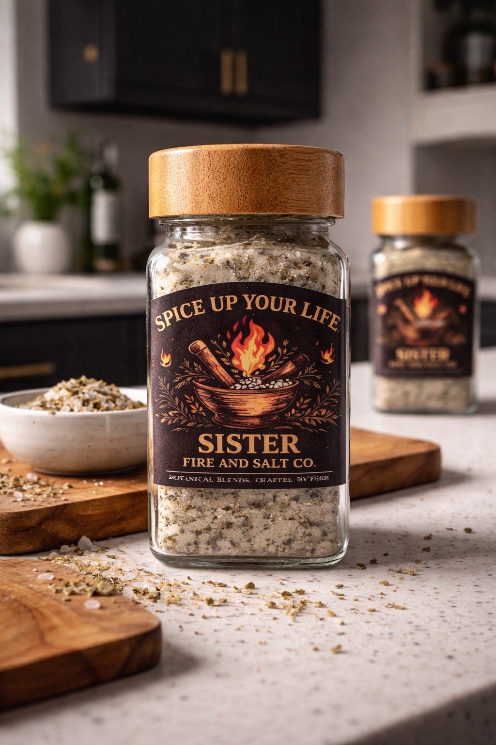 Siser Salt Sister Fire & Salt Co. | Artisan Smoked Salts & Botanical Blends